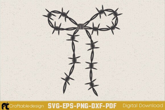 Barbed Wire Bow Cowgirl SVG: A Designer Review