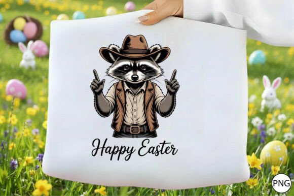 Funny Easter Raccoon Cowboy PNG Review