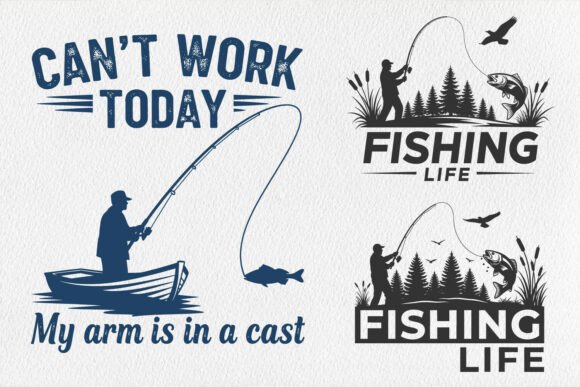 Funny Fishing Dad Fathers Day Design SVG Review