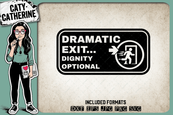 Funny Health Safety Sign Dramatic Exit Review