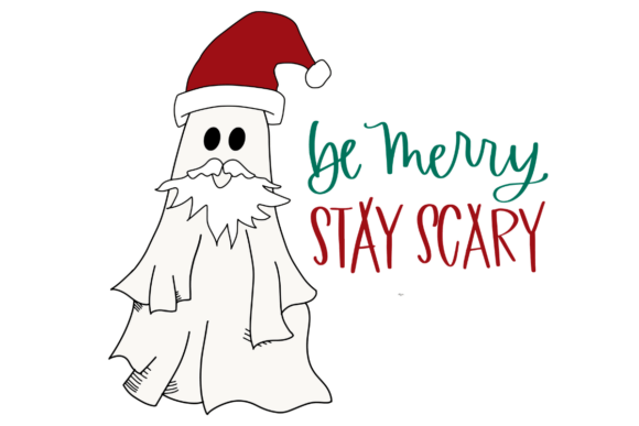 Ghost Santa Be Merry Stay Scary: A Designer Review