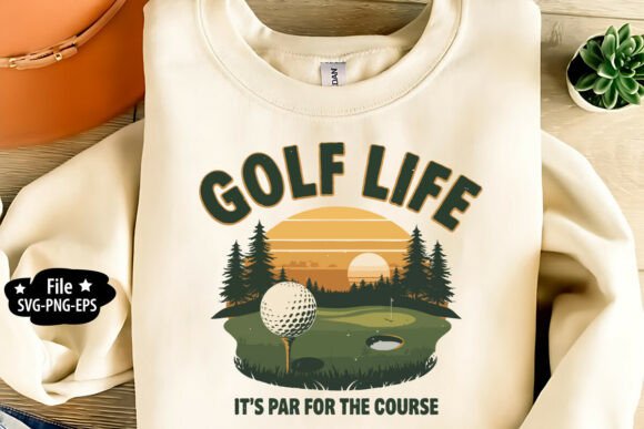 Golf T-Shirt Design SVG PNG EPS JPG Review