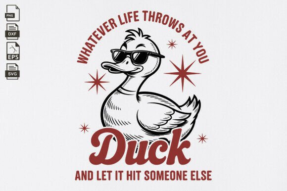 Life Throws at You: A Sarcastic Duck Embroidery Review